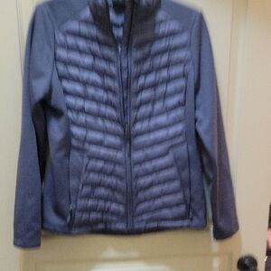 32 Degrees Women's Navy Puffer Jacket